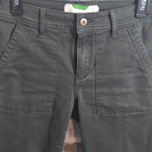 Anthro Skinny, Army Green, Utility pants, sz 27. - Picture 3 of 6